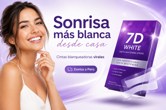 CINTAS BLANQUEADORAS DENTALES 7D WHITE